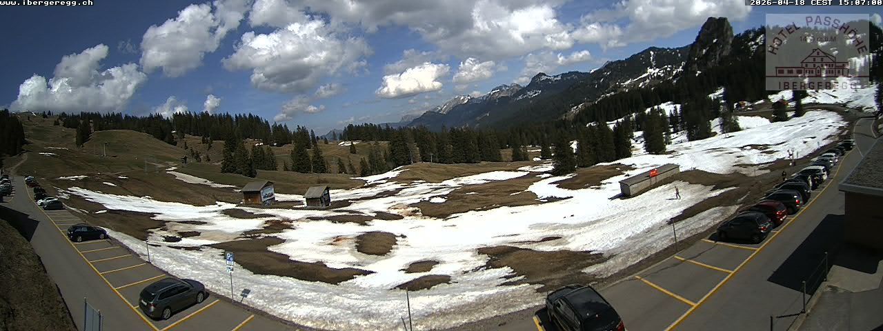 Schwyz: Ibergeregg, Passhöhe - Hotel Passhöhe