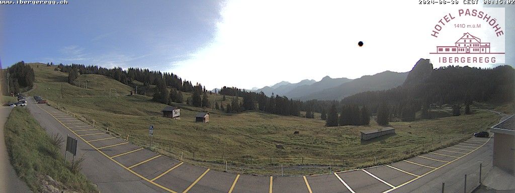 Schwyz: Ibergeregg, Passhöhe - Hotel Passhöhe