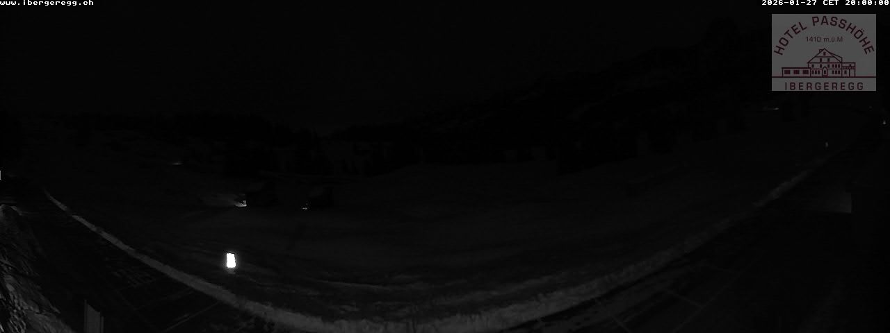 Schwyz: Ibergeregg, Passhöhe - Hotel Passhöhe