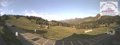 Schwyz: Ibergeregg, Passhöhe - Hotel Passhöhe