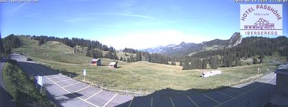 Schwyz: Ibergeregg, Passhöhe - Hotel Passhöhe