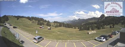 Schwyz: Ibergeregg, Passhöhe - Hotel Passhöhe