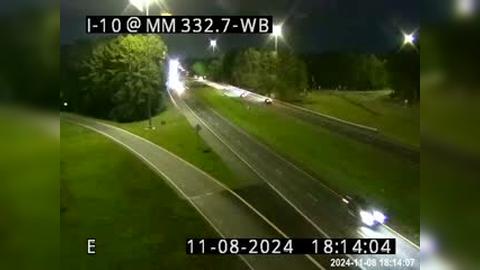 Traffic Cam Glen St. Mary: I-10 @ CR-125 Interchange West