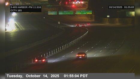 Traffic Cam Costa Mesa › South: I-405 : Harbor