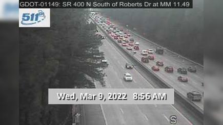 Traffic Cam Sandy Springs: GDOT-CAM-