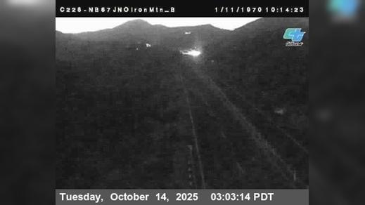 Traffic Cam Indian Springs › North: C228) NB 67: Just North of Iron Mtn_Bottom