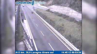 Preview delle webcam di Sampierdicanne: A12 km. 39,9 Lavagna itinere est