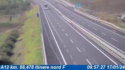 Preview delle webcam di Civitavecchia: A12 km. 68,478 Itinere nord F