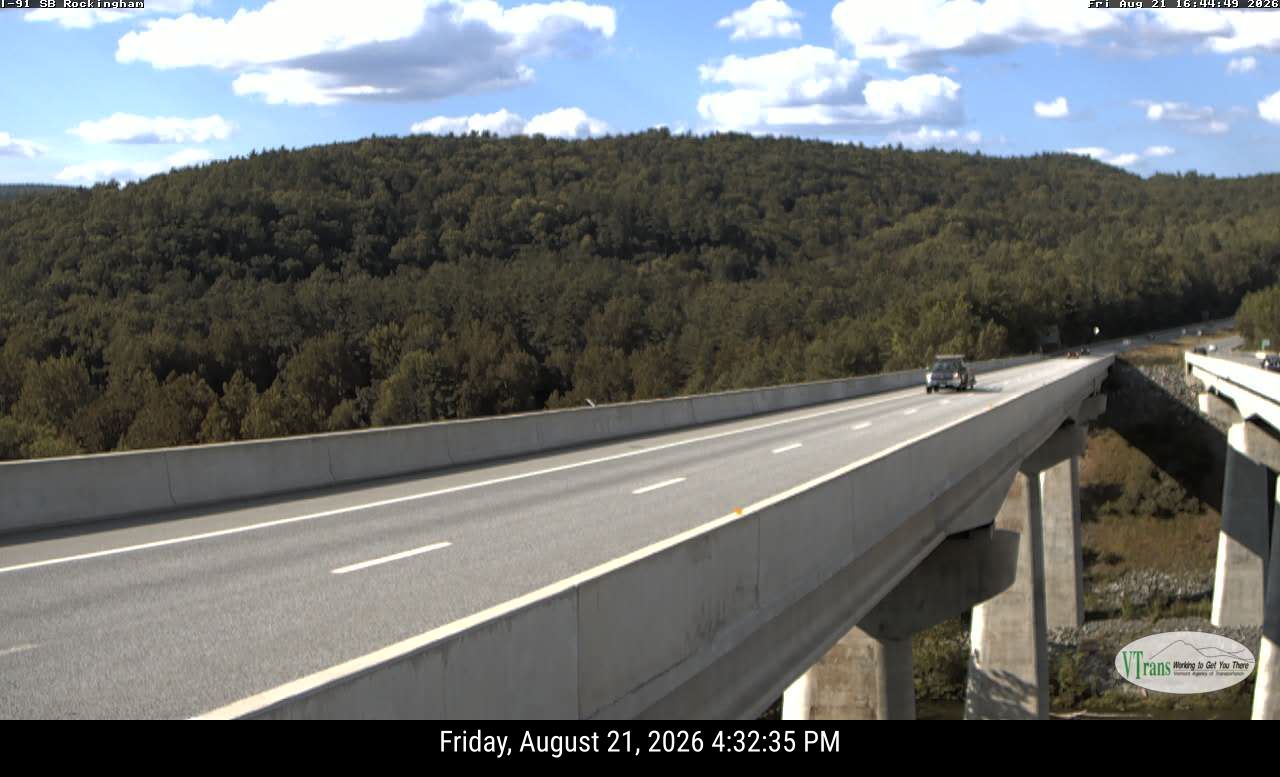 Traffic Cam Rockingham: I-91 South