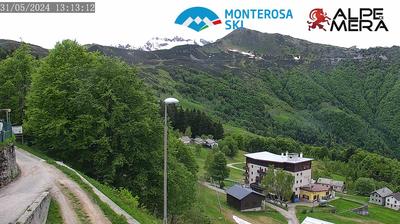 immagine della webcam nei dintorni di Bielmonte: webcam Alpe di Mera