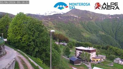 immagine della webcam nei dintorni di Issime: webcam Alpe di Mera