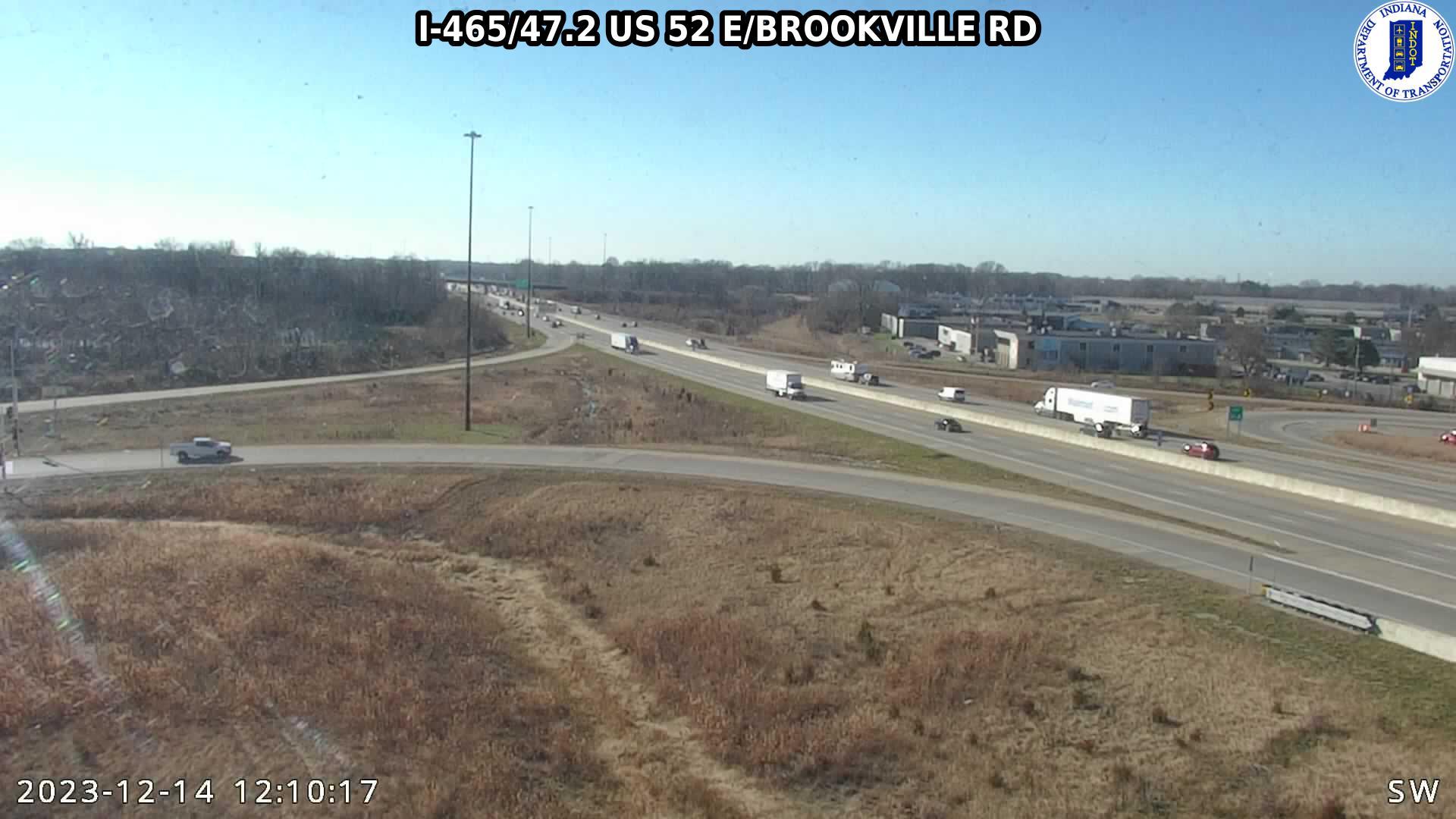 Traffic Cam Indianapolis: I-465: I-465/47.2 US 52 E/BROOKVILLE RD