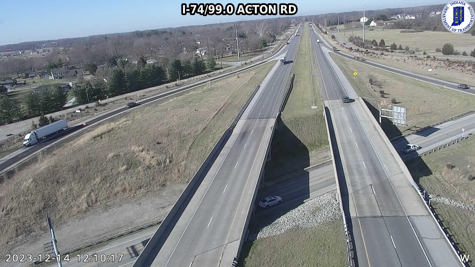 Traffic Cam Indianapolis: I-74: I-74/99.0 ACTON RD