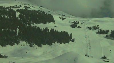 Kandergrund: Elsigen-Metsch Skizentrum - Blick auf Hohmatti