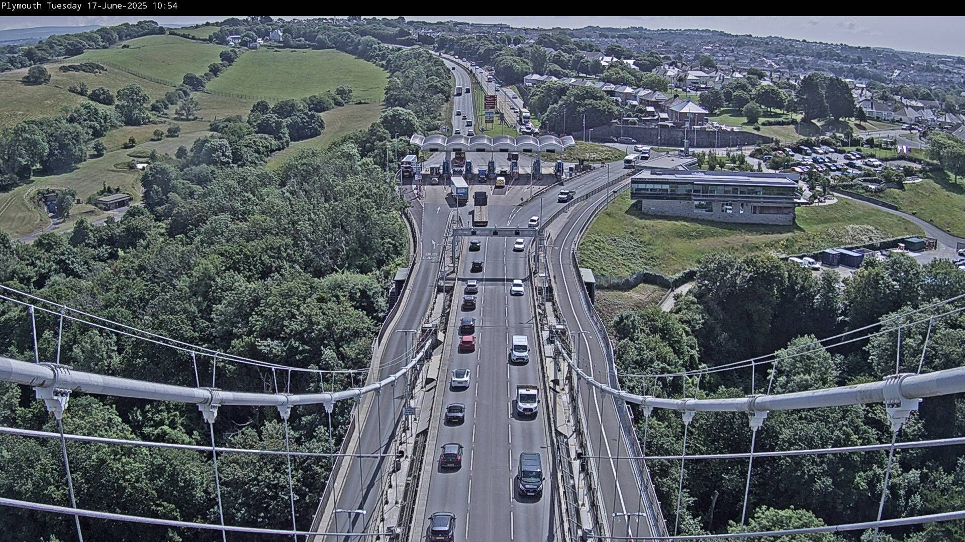 Traffic Cam Plymouth: Tamar Bridge and Ferry