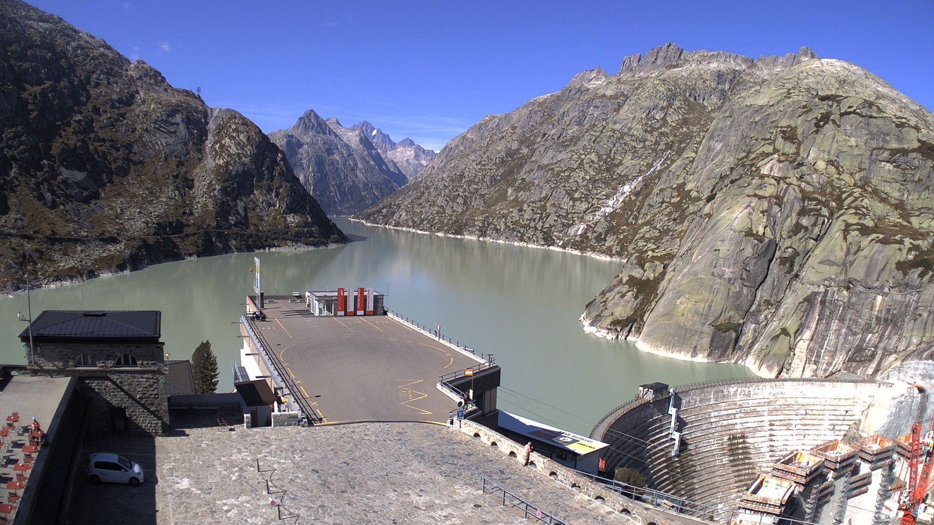 Traffic Cam Obergoms: Grimsel Hospiz, Grimselsee