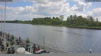 Rendsburg: Schiffsbegrüssungsanlage - Kiel Canal - Tageszeit