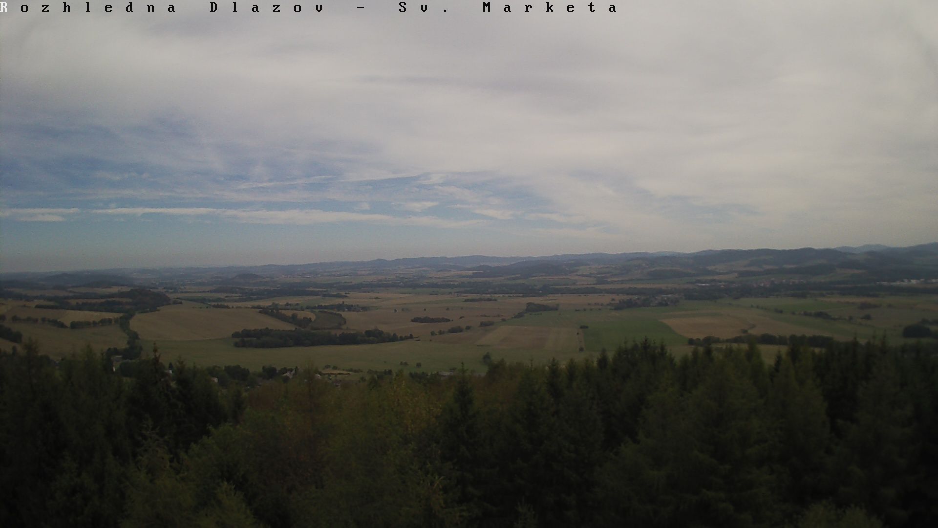 Traffic Cam Dlazov: Kamera - rozhledna Sv. Markéty