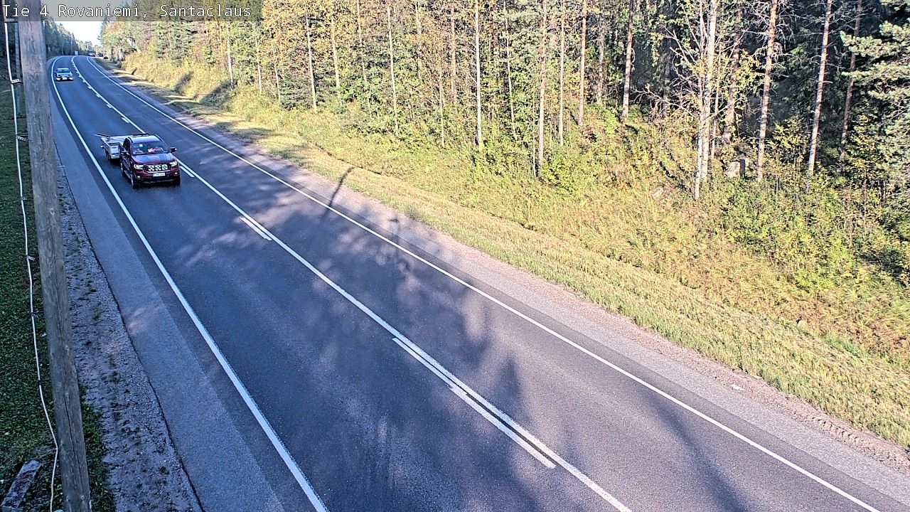 Traffic Cam Rovaniemi: Tie - Santa Claus - Sodankylään