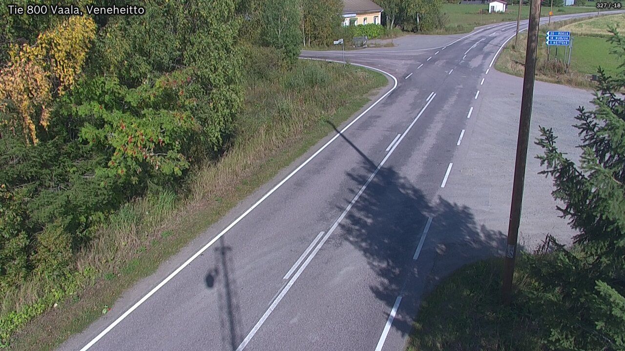 Traffic Cam Vaala: Tie 800 - Veneheitto - Vaalaan