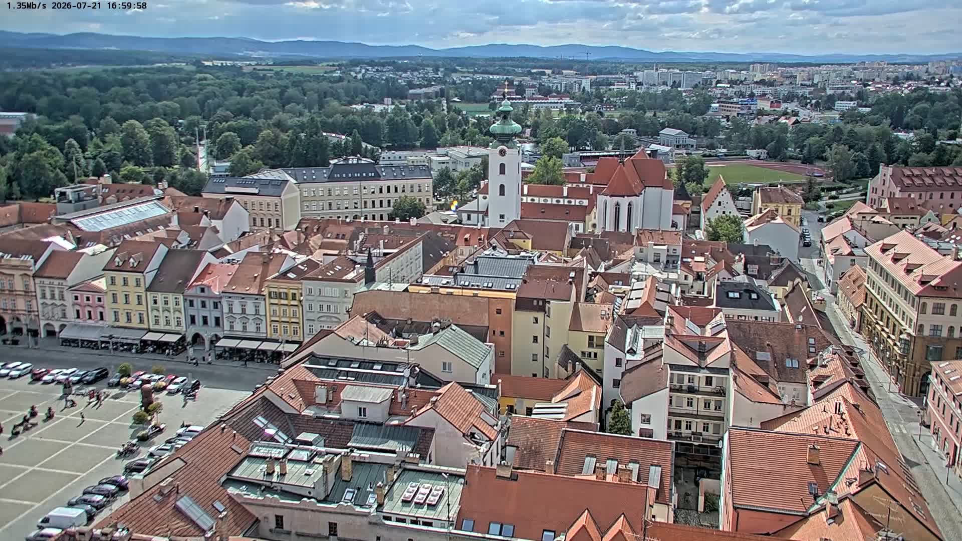 České Budějovice during daytime