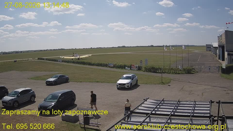 Traffic Cam Rudniki › South-West: Aeroklub Częstochowski