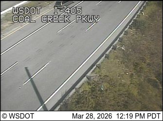 Traffic Cam Newport: I-405 at MP 10.1: Coal Creek Pkwy