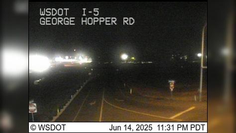 Traffic Cam Burlington: I-5 at MP 228.8: George Hopper Rd