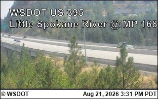 Traffic Cam Spokane › North: US 395 at MP 168: Little - River (3)