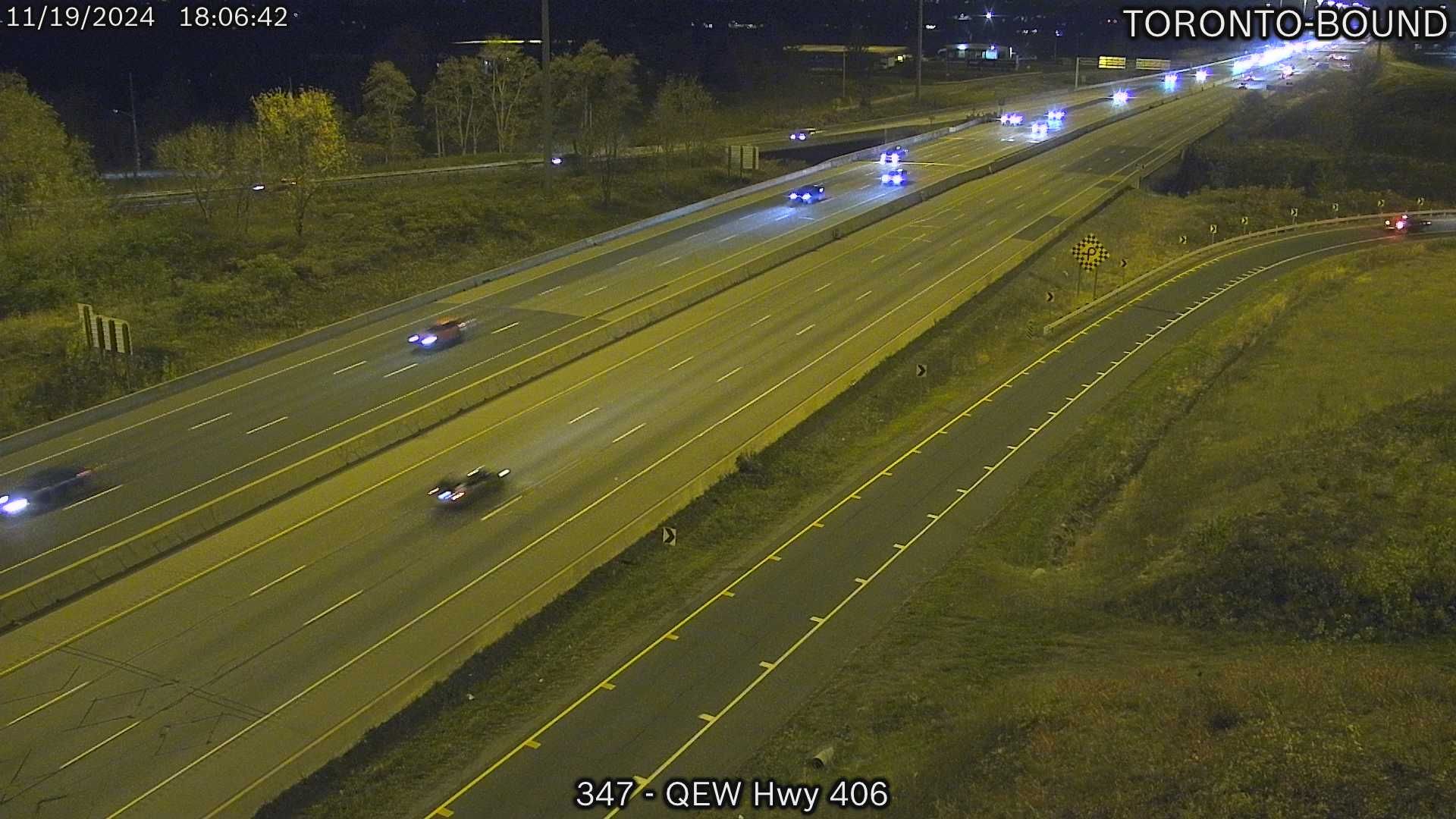 Traffic Cam St. Catharines: 406 N/B Ramp