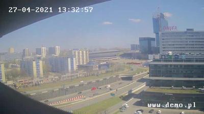 Tageslicht webcam ansicht von Katowice: Traffic circle