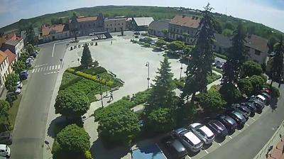 Daylight webcam view from Dolsk: Market square