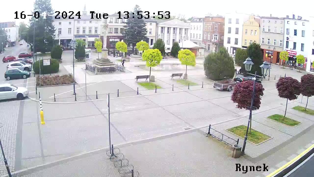 Traffic Cam Olesno: Market square
