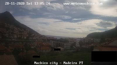 Vista de cámara web de luz diurna desde Carmanchão: Machico