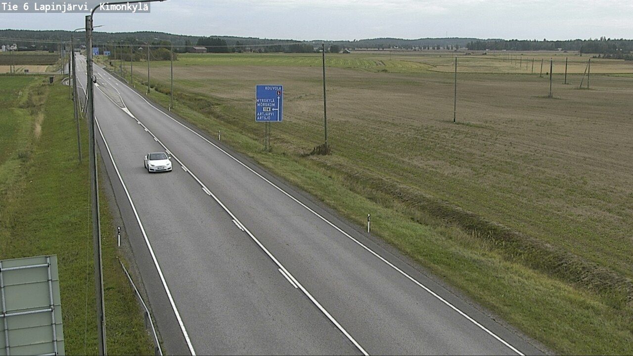 Traffic Cam Lapinjarvi: Tie - Kimonkylä - Kouvolaan