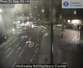 Traffic Cam North Cheam: Holloway Rd/Highbury Corner