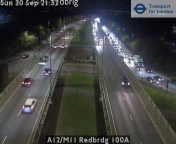 Traffic Cam Heathfield and Waldron: A12/M11 Redbrdg 100A