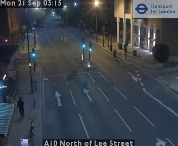 Traffic Cam City of London: A10 North of Lee Street