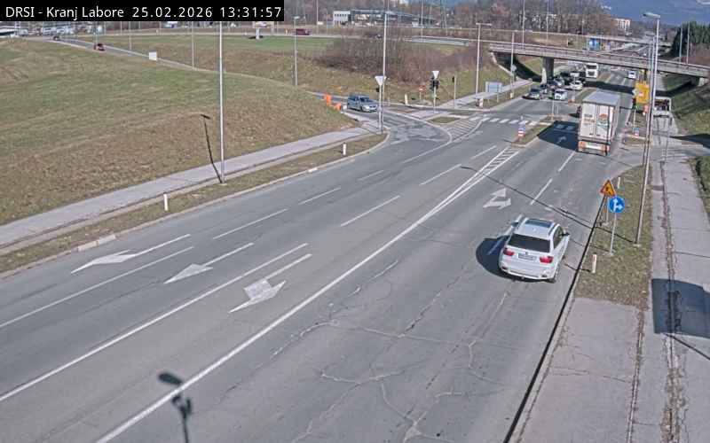 Traffic Cam Kranj: R1-210 - Škofja Loka, Labore