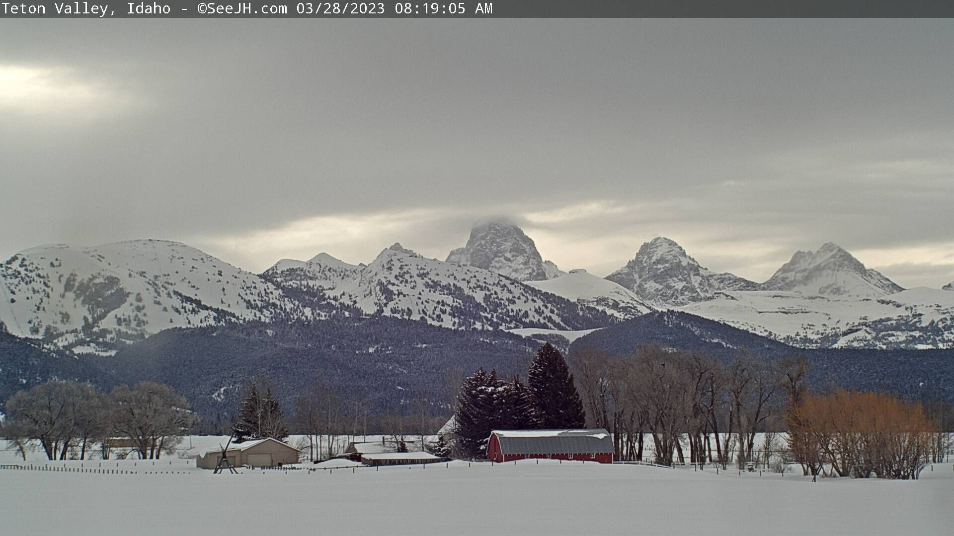 Traffic Cam Tetonia › South-East: Teton Range - Grand Teton
