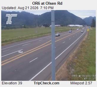 Traffic Cam Bay City: ORE6 at Olsen Rd EB