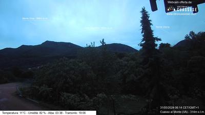 immagine della webcam nei dintorni di Casasco d'Intelvi: webcam Cuasso al Monte