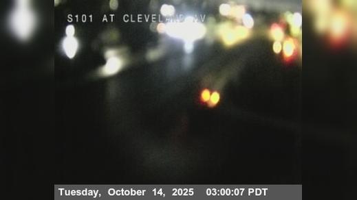 Traffic Cam Santa Rosa › South: TV142 -- US-101 : S101 at Cleveland Av