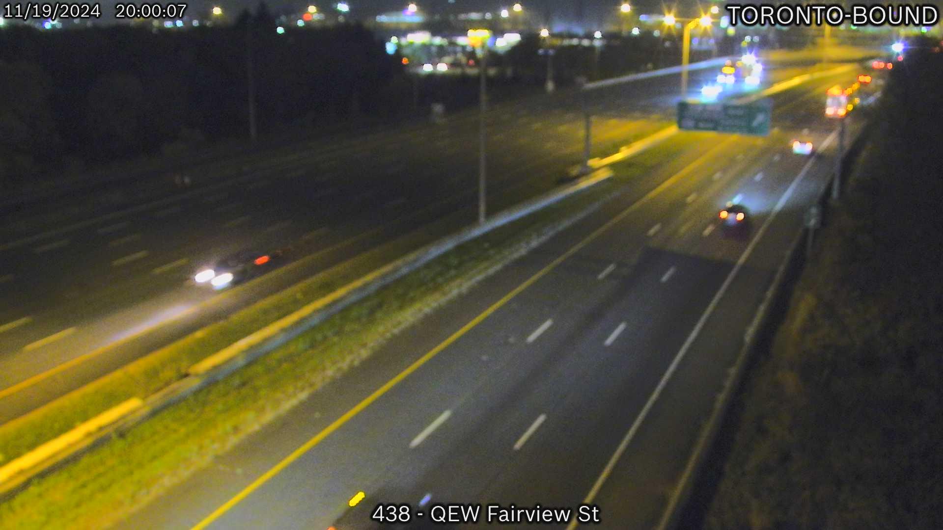 Traffic Cam Burlington: QEW near Fairview Street