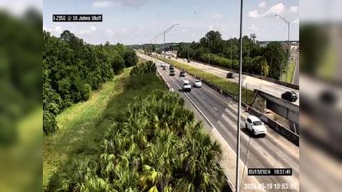Traffic Cam Jacksonville: I-295 E at St Johns Bluff Rd