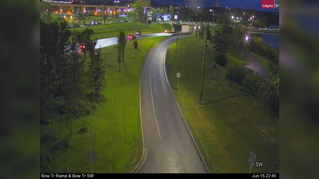 Traffic Cam Downtown West End: Bow Trail - 6 Avenue SW
