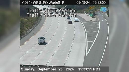 Traffic Cam Grantville › West: C219) I-8 : East Of Waring B