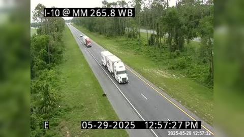 Traffic Cam Madison: I-10 @ MM 265.8 WB