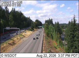 Traffic Cam Canyon Park: I-405 at MP 25.1: 243rd St SE