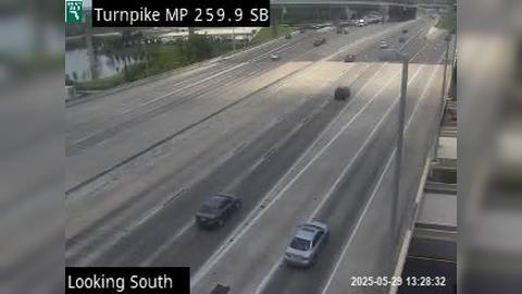 Traffic Cam Florida Center: Tpke MM 259.9